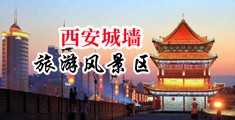 大鸡吧插丫头BB中国陕西-西安城墙旅游风景区